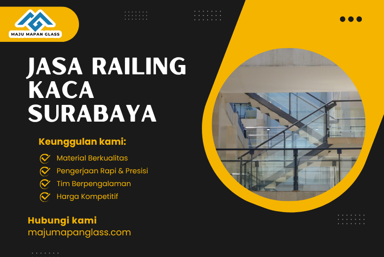 Jasa Railing Kaca Surabaya