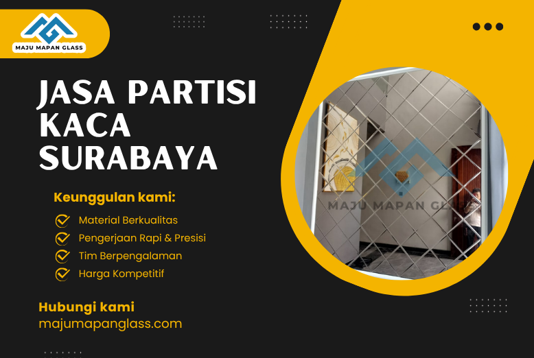 Jasa Partisi Kaca Surabaya