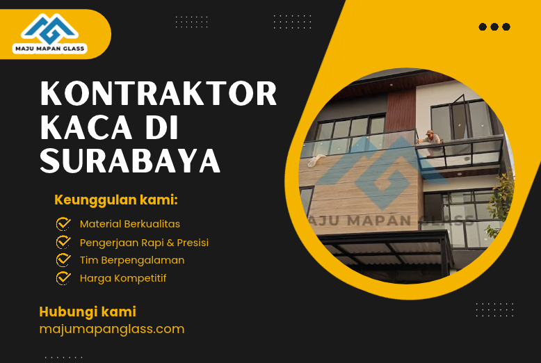 Kontraktor Kaca di Surabaya
